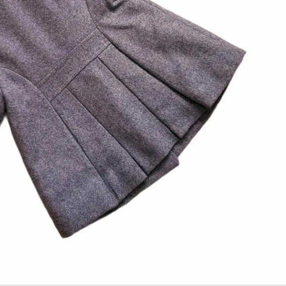 Old Navy Toddler Girls Wool Blend Double Breasted Pleated Back Peacoat. - Picture 6 of 8